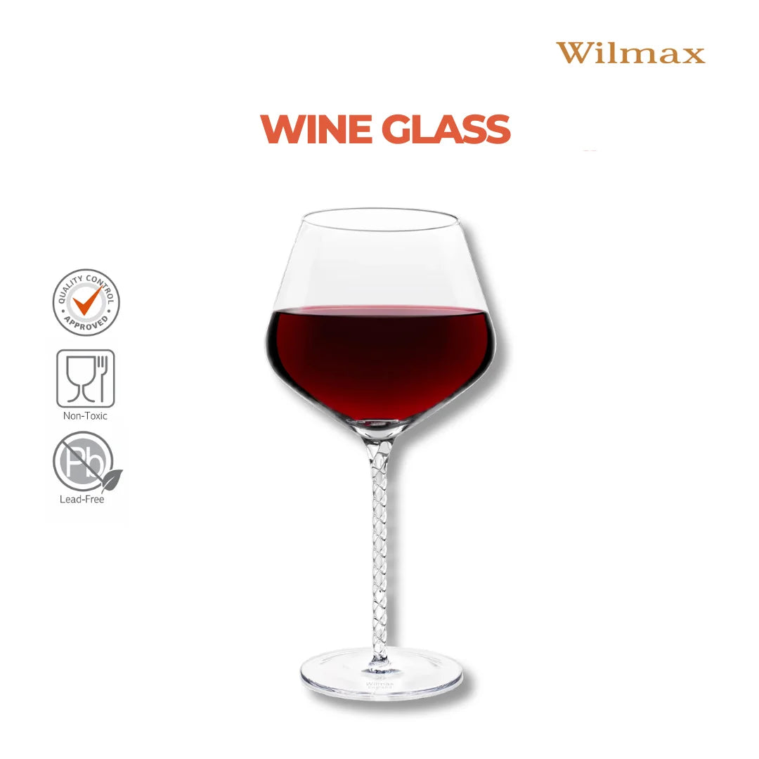 Wilmax Wijnglas 950 ml Kristal Transparant 2-pack
