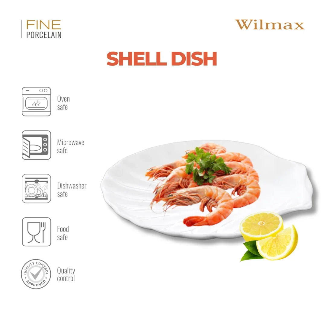 Wilmax Schaal 18 cm van Porselein, Wit