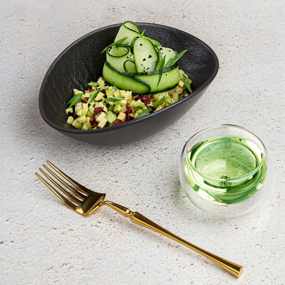 Wilmax Dubbelwandige Glasschaal 80 ml Transparant WL-888751/A
