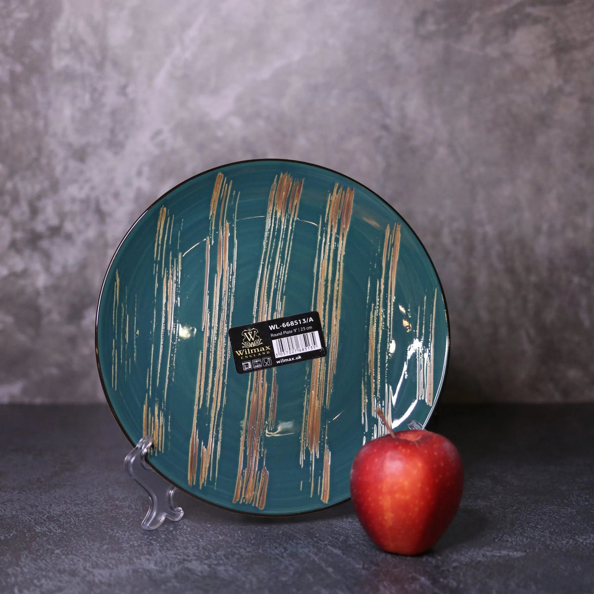 Wilmax Bord 23 cm Groen Porselein