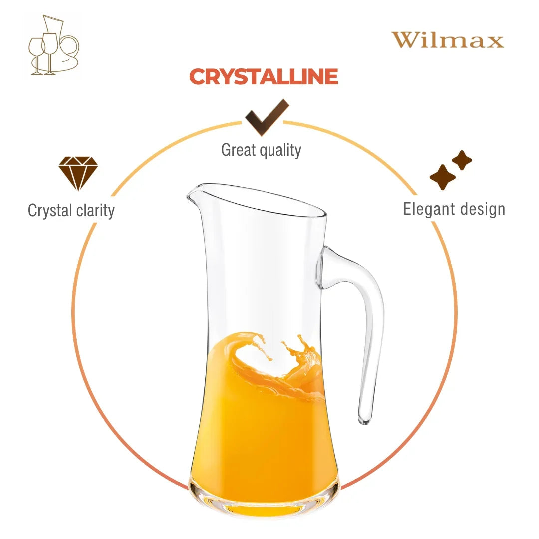 Wilmax Karaf 1500 ml Kristalglas Transparant