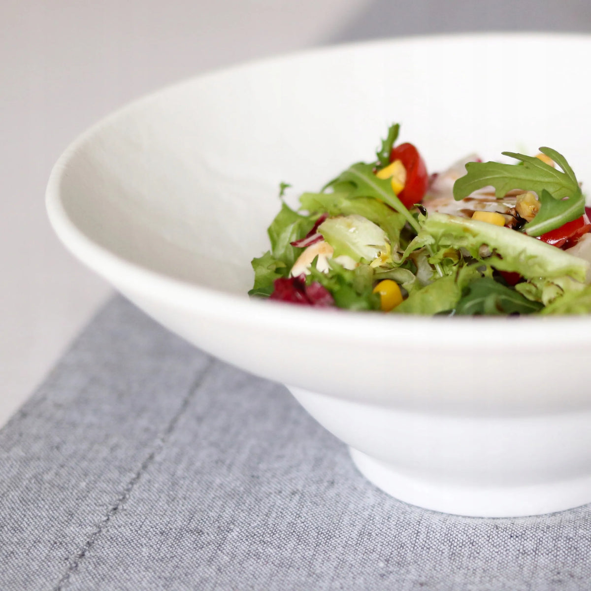 Wilmax Diep bord 22,5 cm 1100 ml Wit Porselein