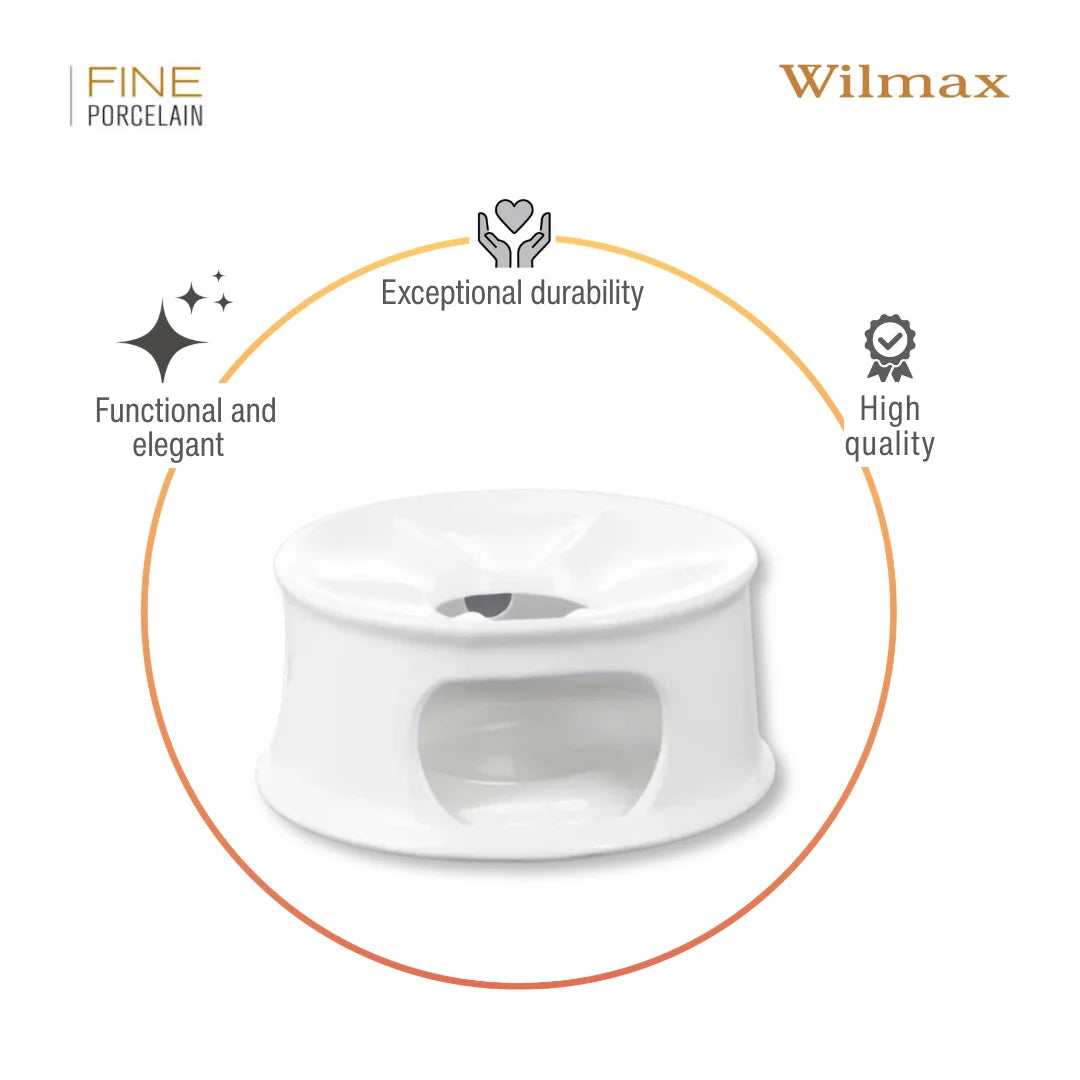 Wilmax England Warmhouder 13 cm Porselein Wit
