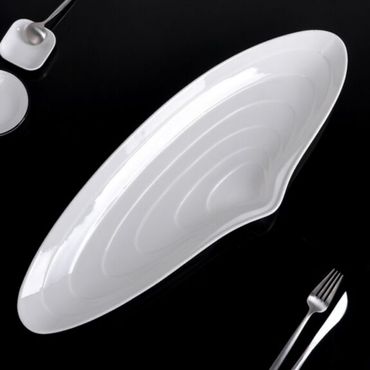 Wilmax Servierplatte für Fisch und Meeresfrüchte 63 cm Porzellan WL-992808/A