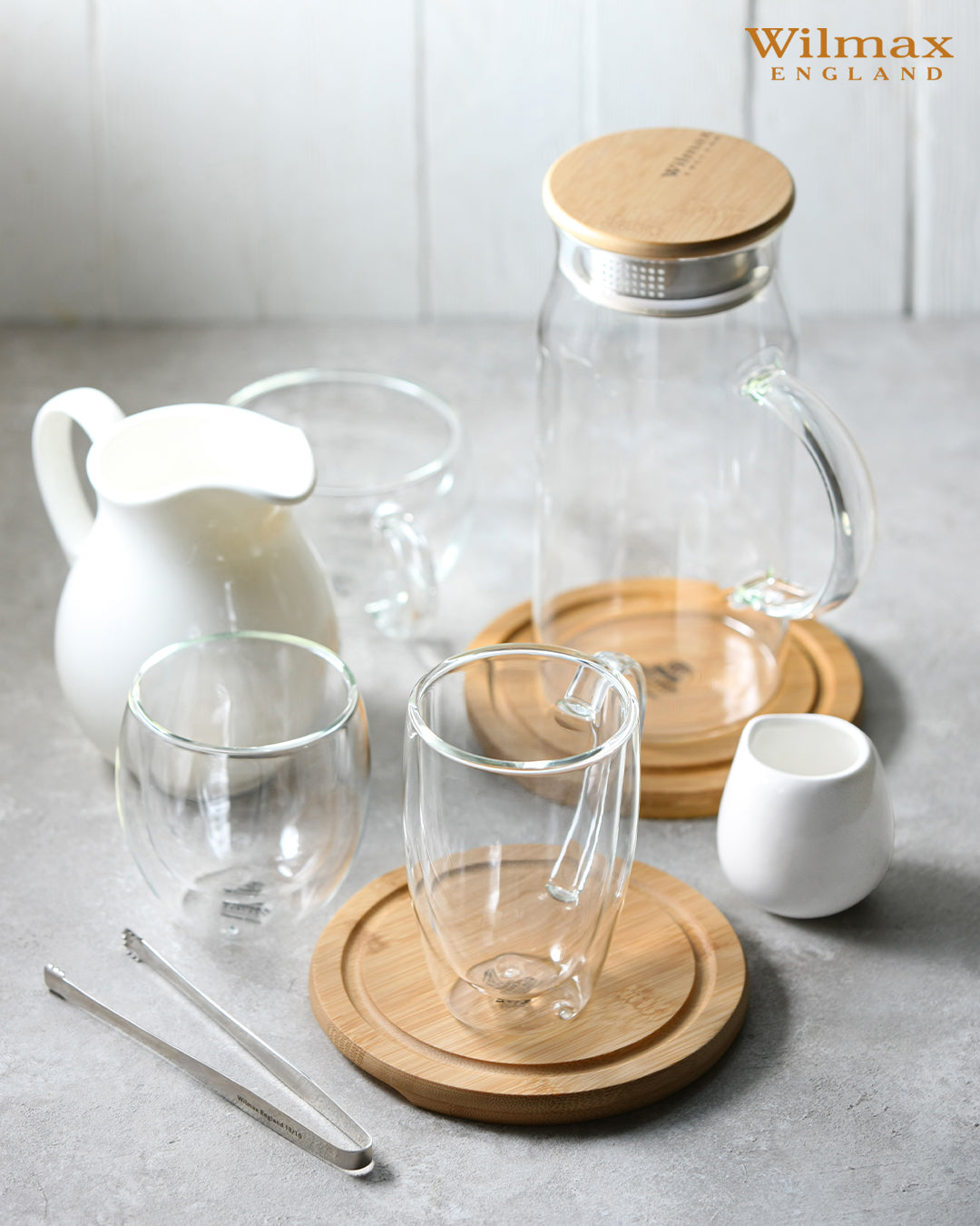 Wilmax Milch- & Sahnekännchen, 100 ml, Einzelstück, WL-995003/A