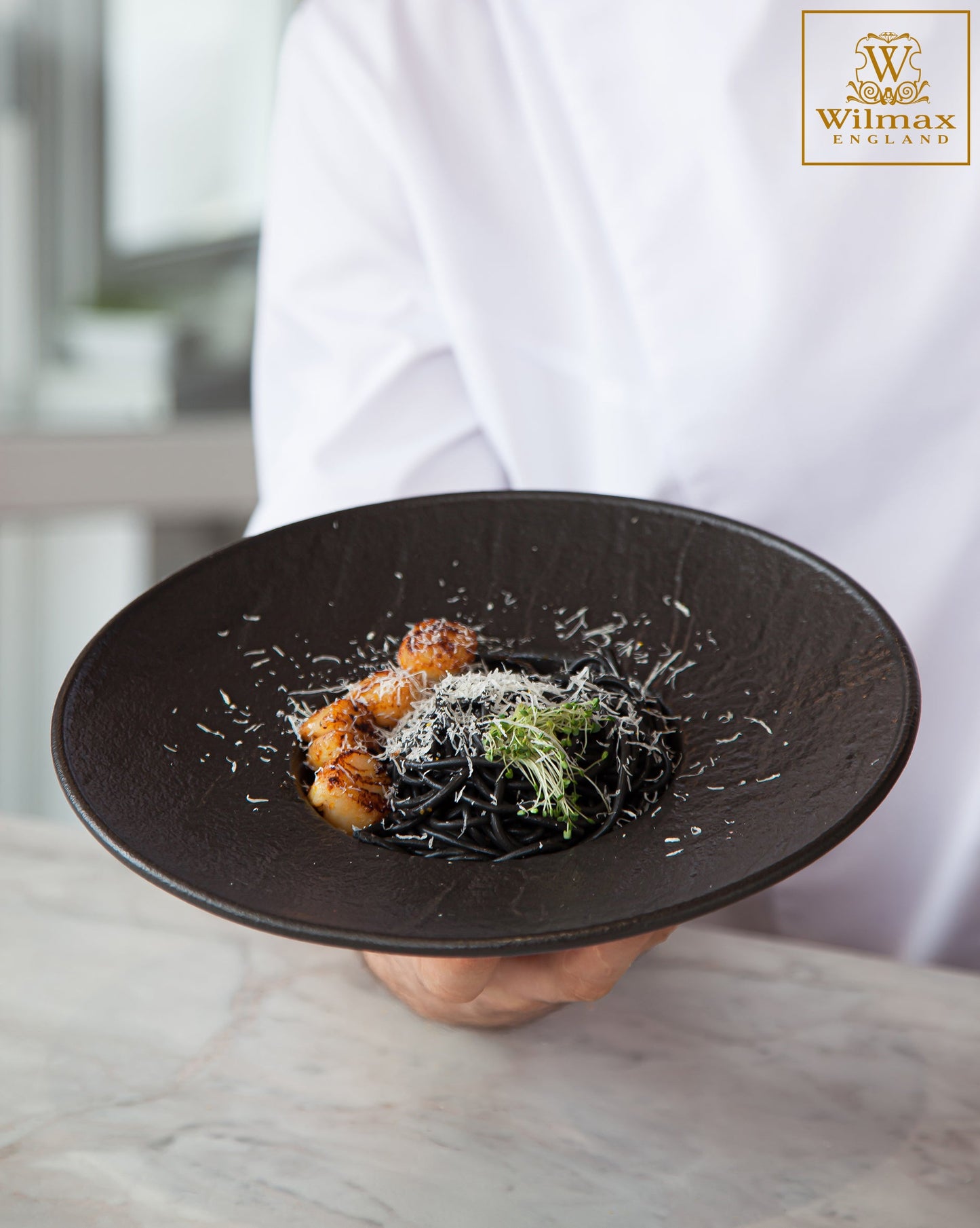 Wilmax Tiefer Teller SlateStone Porzellan 27 cm 250 ml WL-661116/A