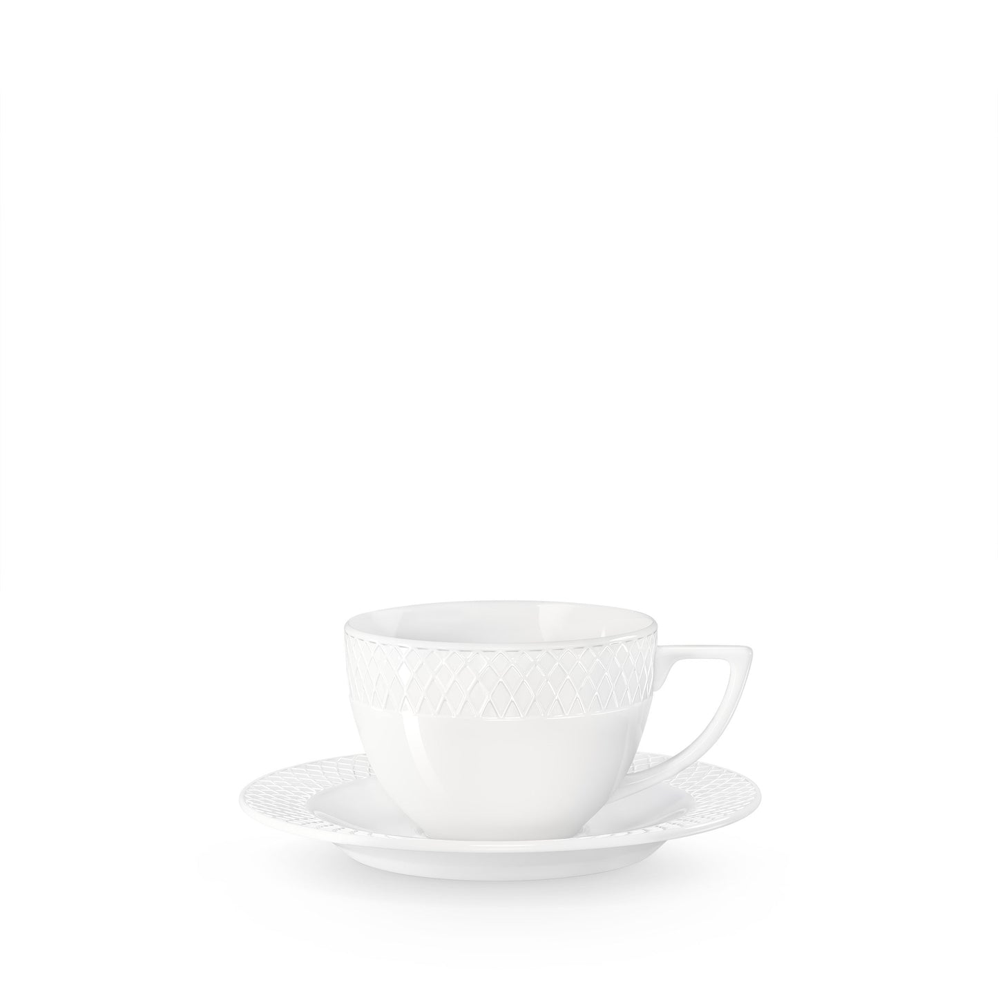 Wilmax Cup/Saucer 240ml White Porcelain WL-880101404/AB