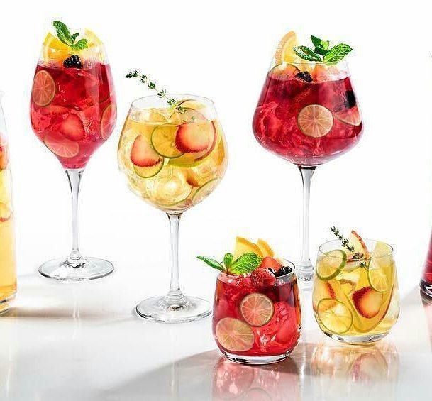 Wilmax England Biertassen-Set, 6-teilig, 420 ml, Glas, WL-888026/6A