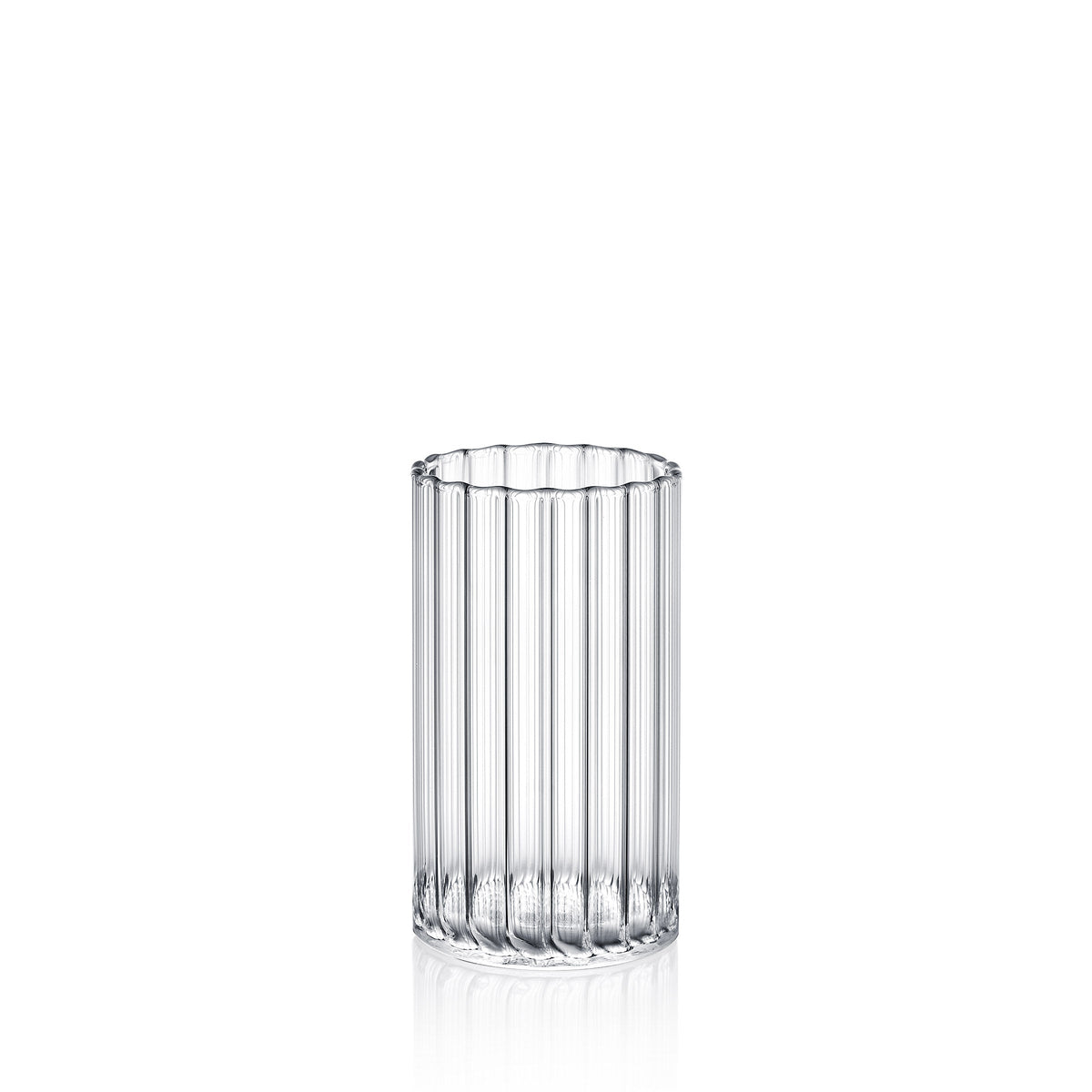 Wilmax Geribbeld Borosilicaatglas 250 ml Transparant
