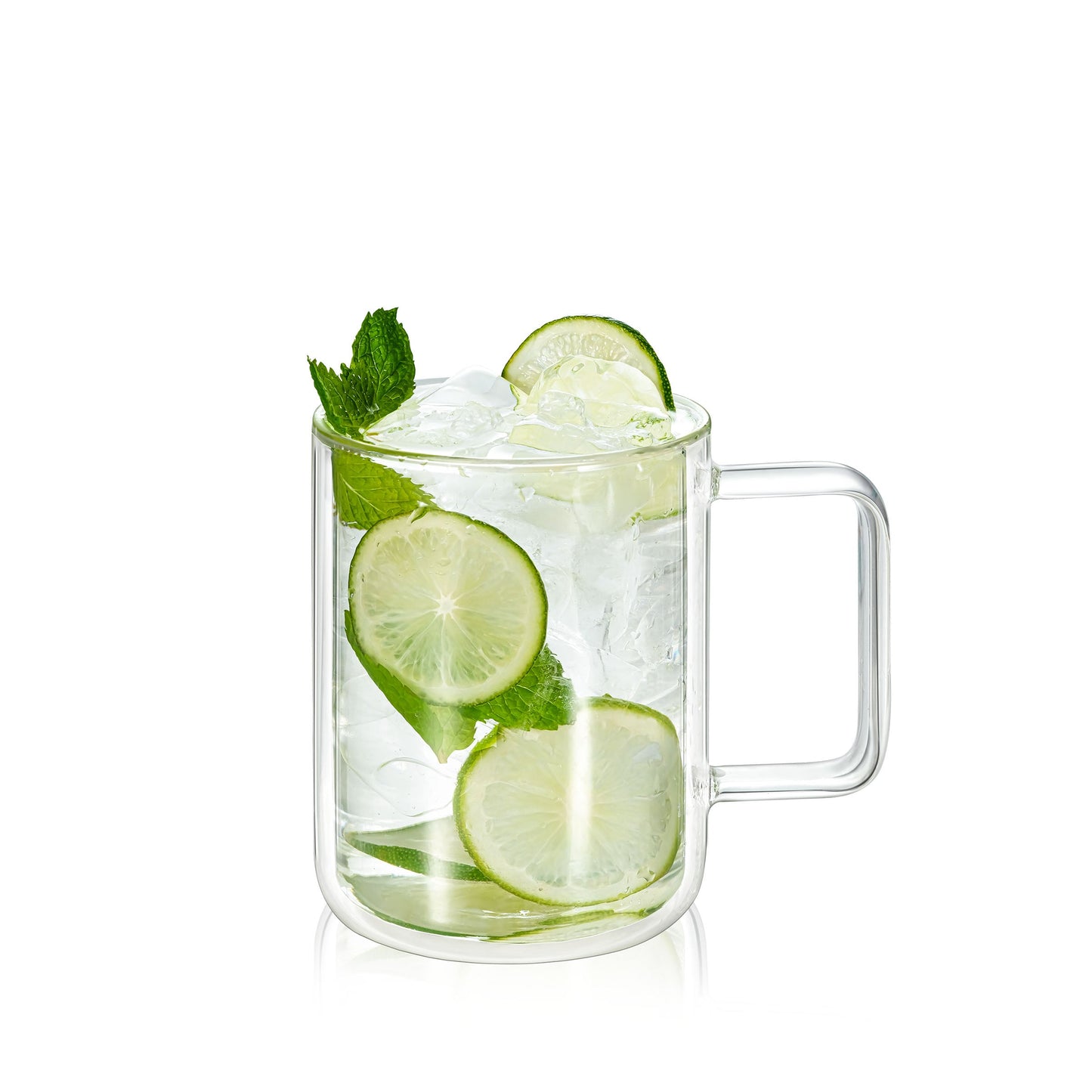 Wilmax Thermoglas-Becher, doppelwandig, 400 ml, WL-888720/A