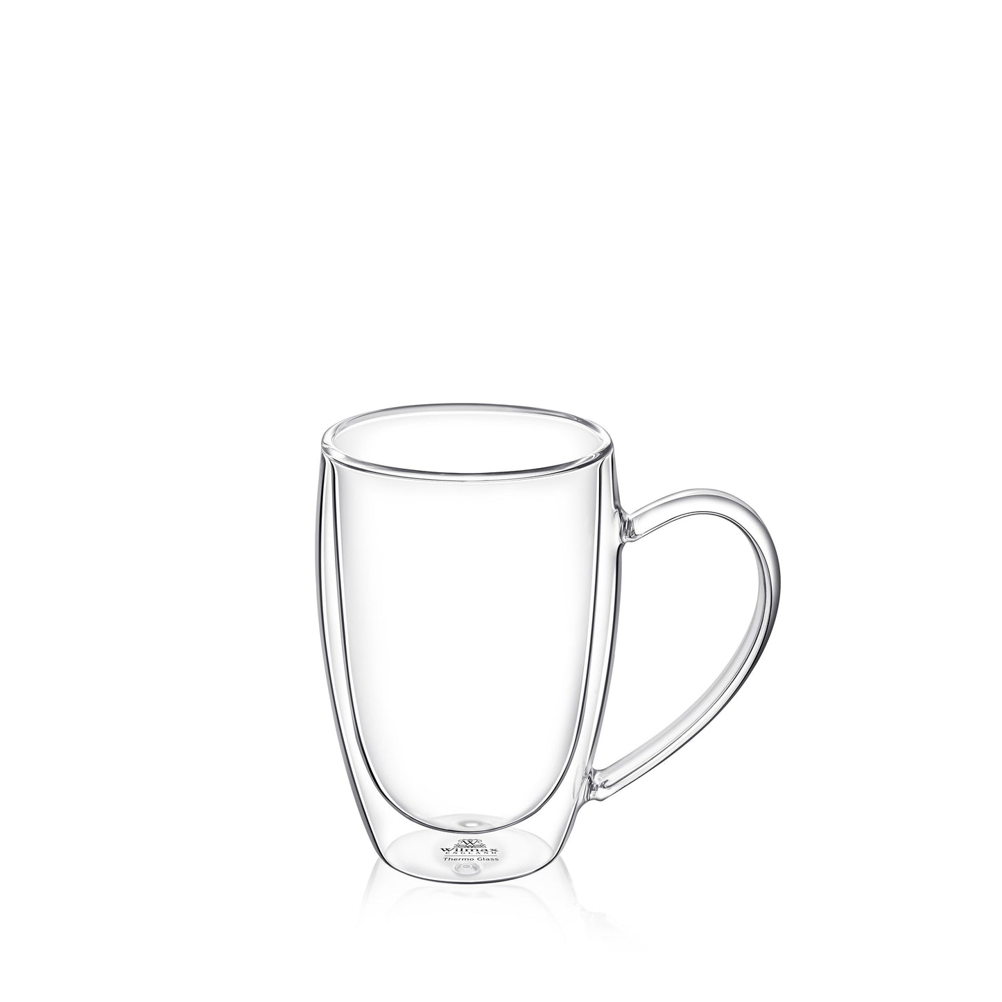 Wilmax Dubbelwandige Glazen Beker 300 ml Transparant