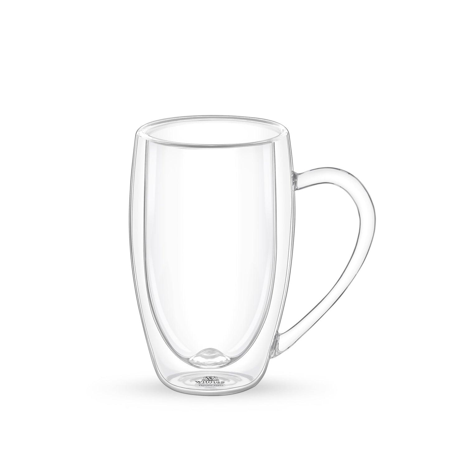Wilmax England Dubbelwandige Bekers 500 & 400ml Set van 4