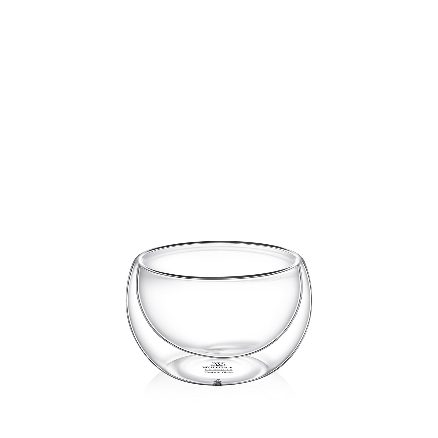 Wilmax Doppelwandige Glasschüssel, 250 ml – WL-888755/A