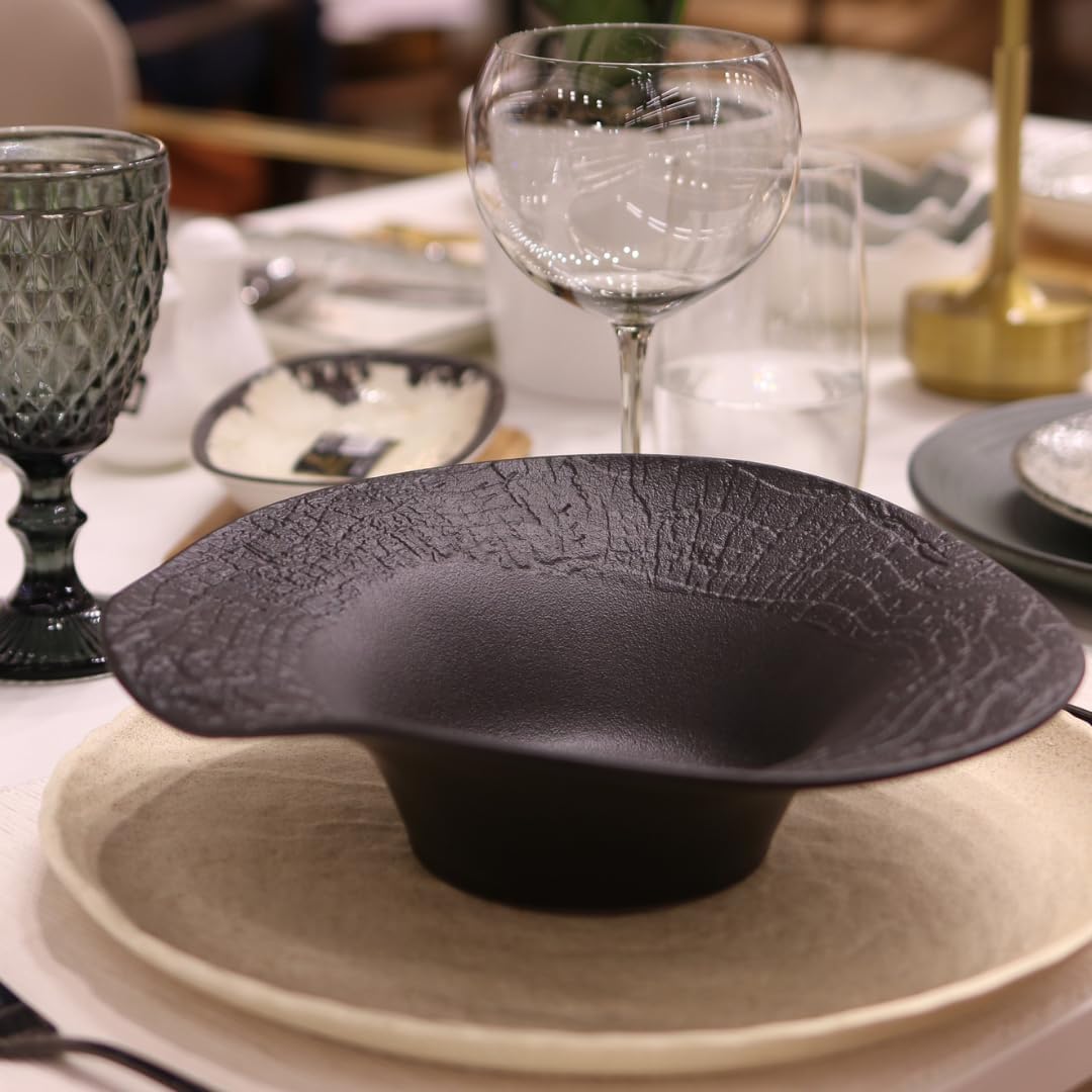 Wilmax WoodStone: Houtlook Porselein voor Steaks & Rustieke Presentatie