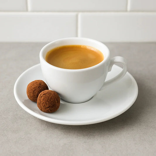 Wilmax Espressokopje met schotel 80 ml Olivia AB