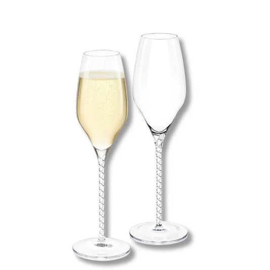 Wilmax England Champagnefluit Kristalglas 300ml 2-delig