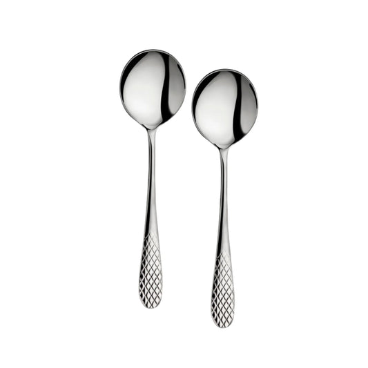 Wilmax Soeplepel 18 cm RVS 2 stuks