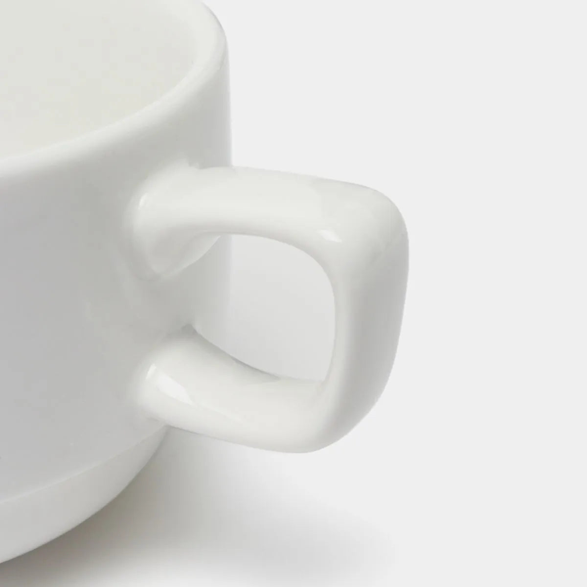 Wilmax Theekop met schotel 220 ml Wit Porselein AB