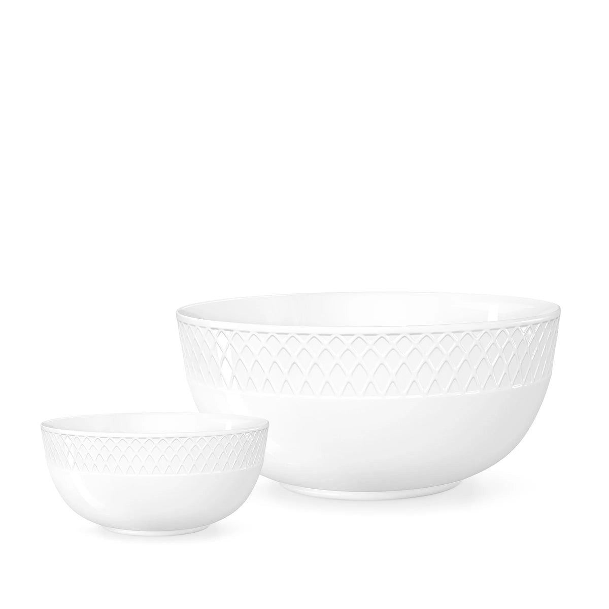 Wilmax Schalen Set 7-delig Wit Porselein