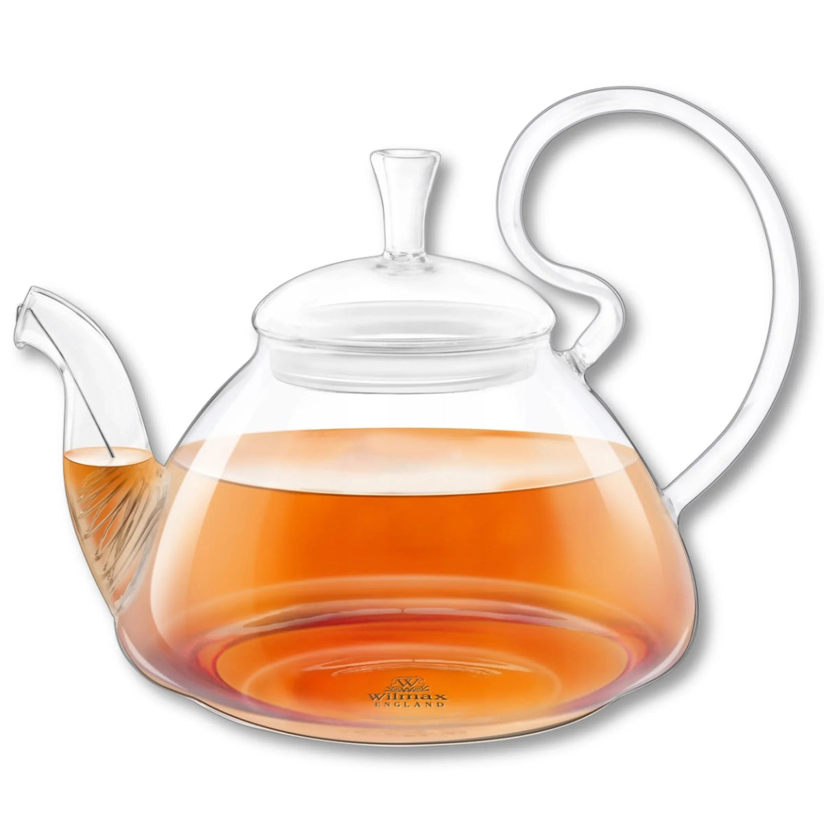 Wilmax Theepot 800 ml Borosilicaatglas met Veerfilter