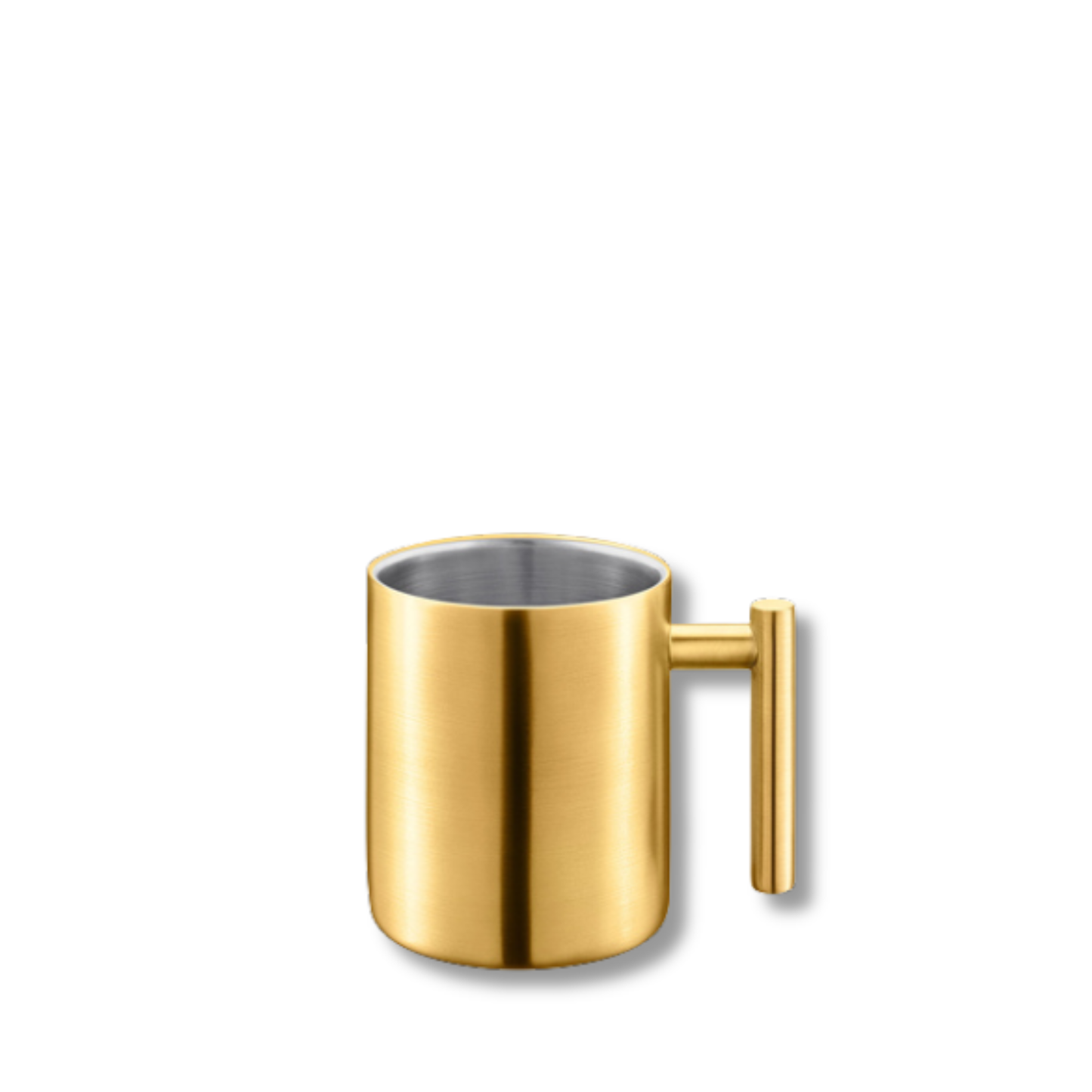 Wilmax Dubbelwandige Beker 350 ml RVS Goud WL-517610135/A