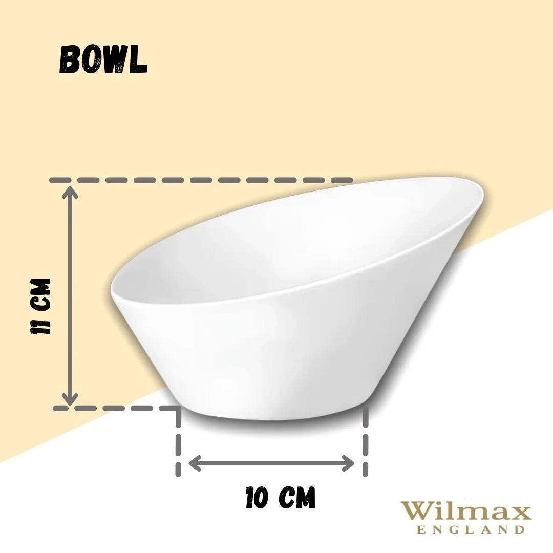Wilmax Schale 19,5 cm aus Porzellan, 650 ml, vielseitig einsetzbar WL-992775/A