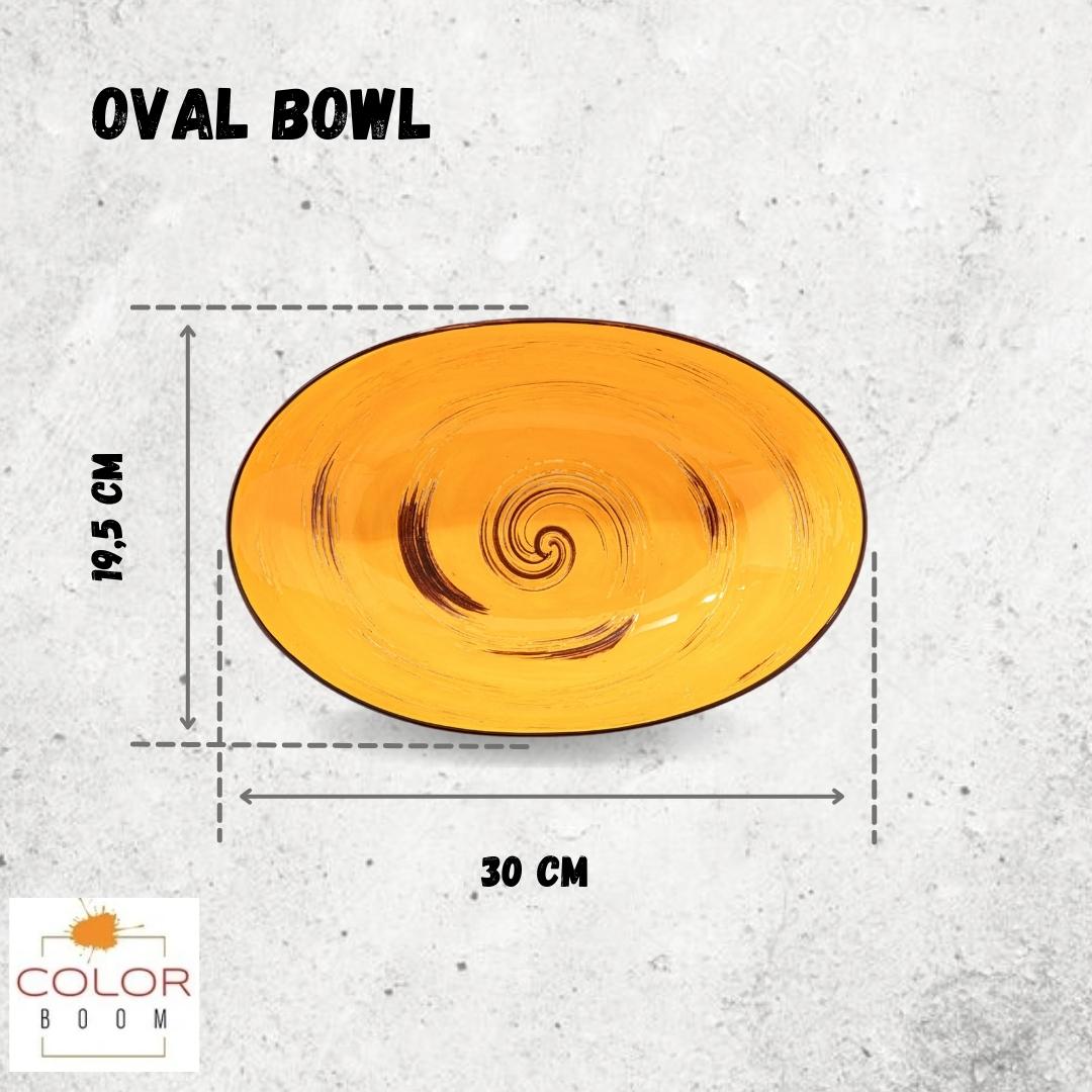 Wilmax Ovaal Schaaltje van Porselein 30 x 19,5 cm – WL-669441/A