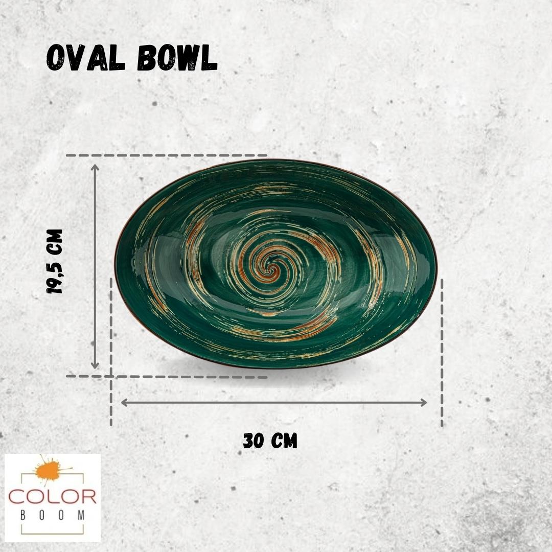 Wilmax Ovale Porzellanschüssel 30 x 19,5 x 7 cm WL-669541/A