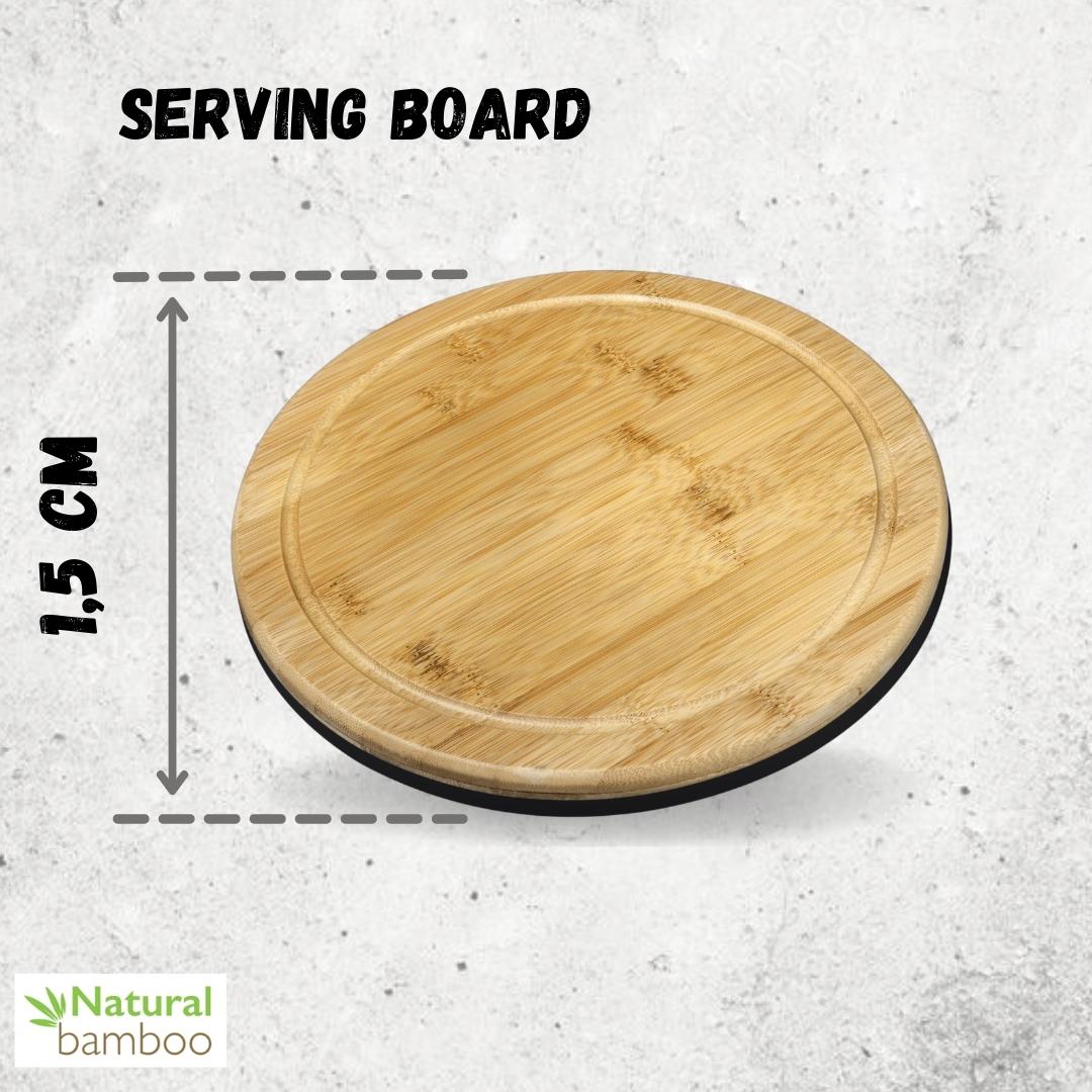Wilmax Bamboe Serveerplank 30,5 cm Natuur WL-771090/A