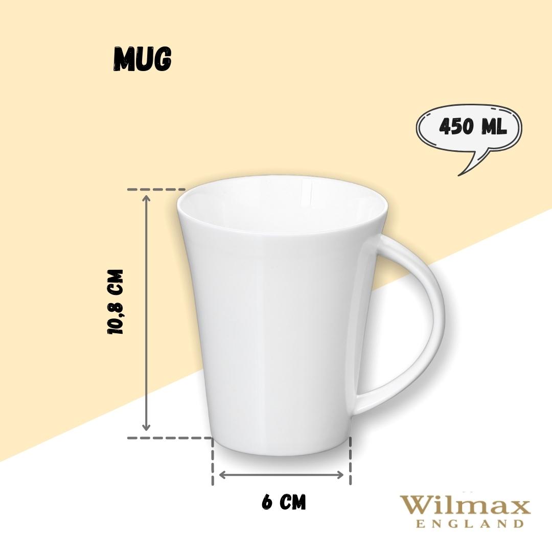 Wilmax England Porcelain Cup White 380 ml WL-993012/A