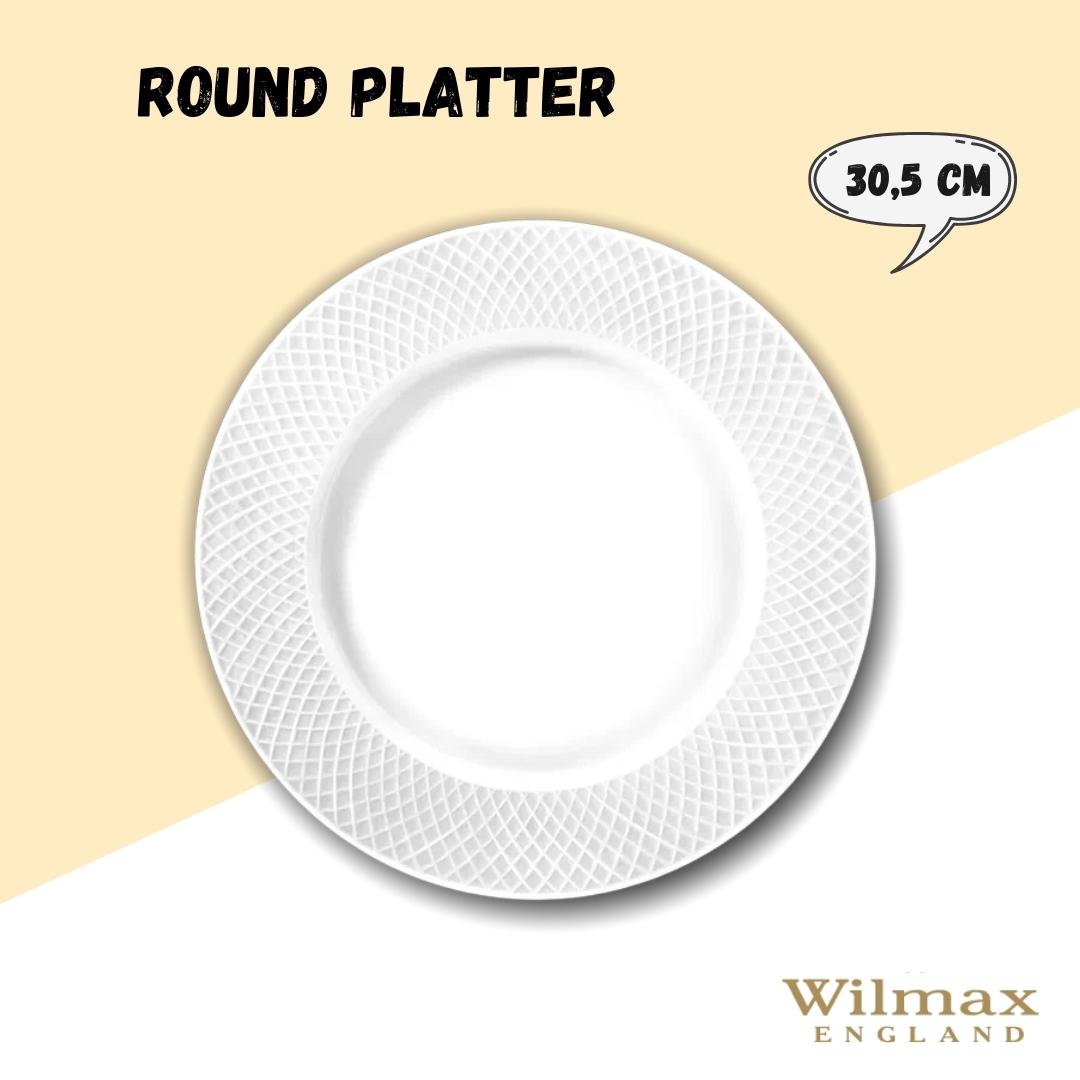 Wilmax Round Serving Dish 30.5 cm White Porcelain WL-880118/1C