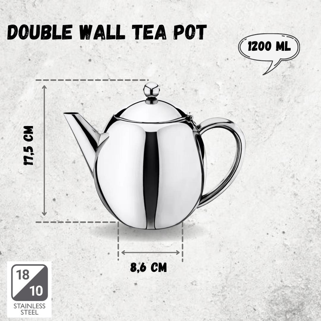 Wilmax England Theepot 1200 ml RVS WL-551101/1C