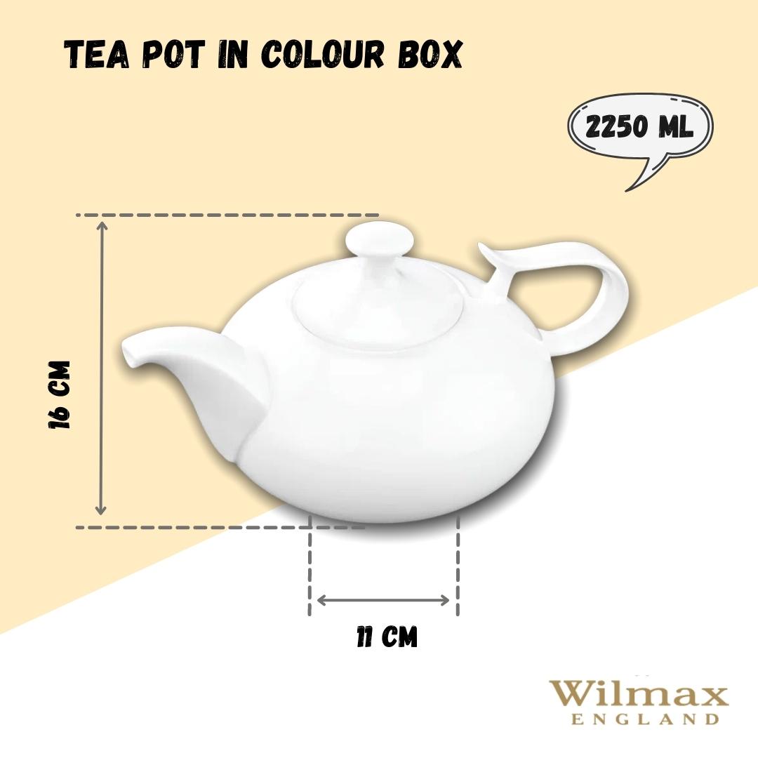 Wilmax England Theepot 2250 ml Wit Porselein WL-994042/1C