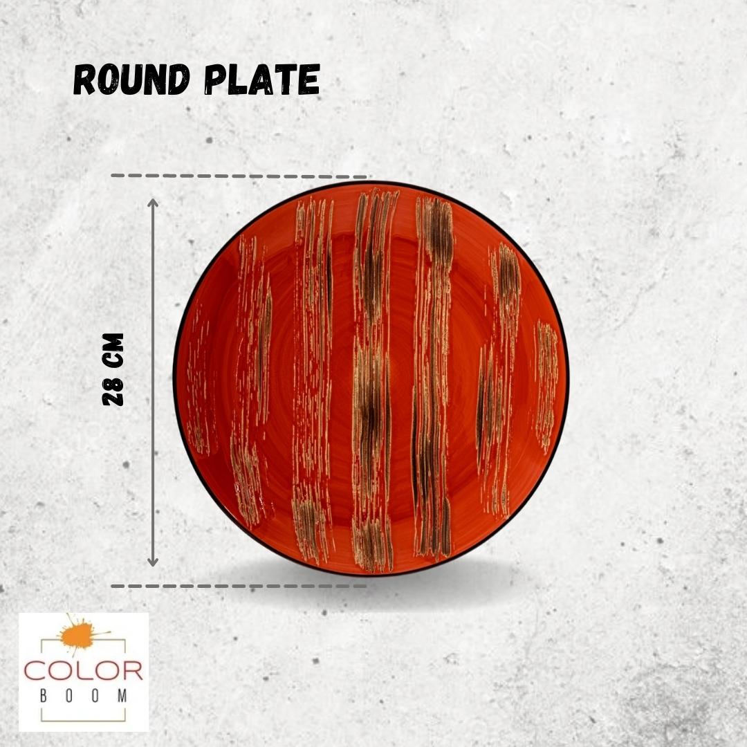 Wilmax Teller Rund 28 cm rot WL-668216/A