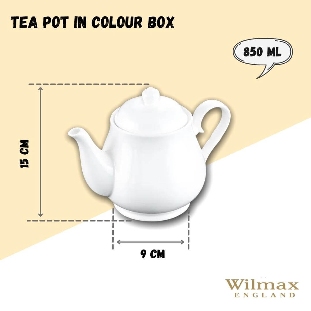 Wilmax England Theepot, 850 ml, Porselein, WL-994020/A