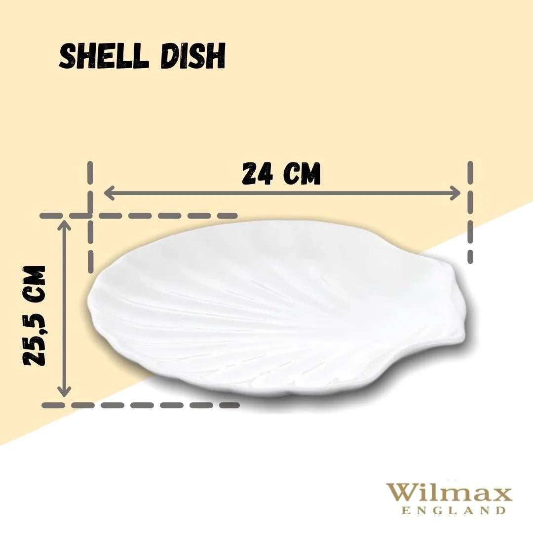 Wilmax Schaal 25.5 cm van porselein, wit WL-992014/A