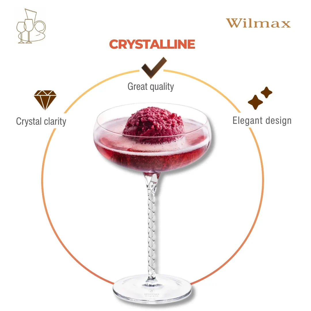 Wilmax Champagnefluit Kristalglas (2 stuks)