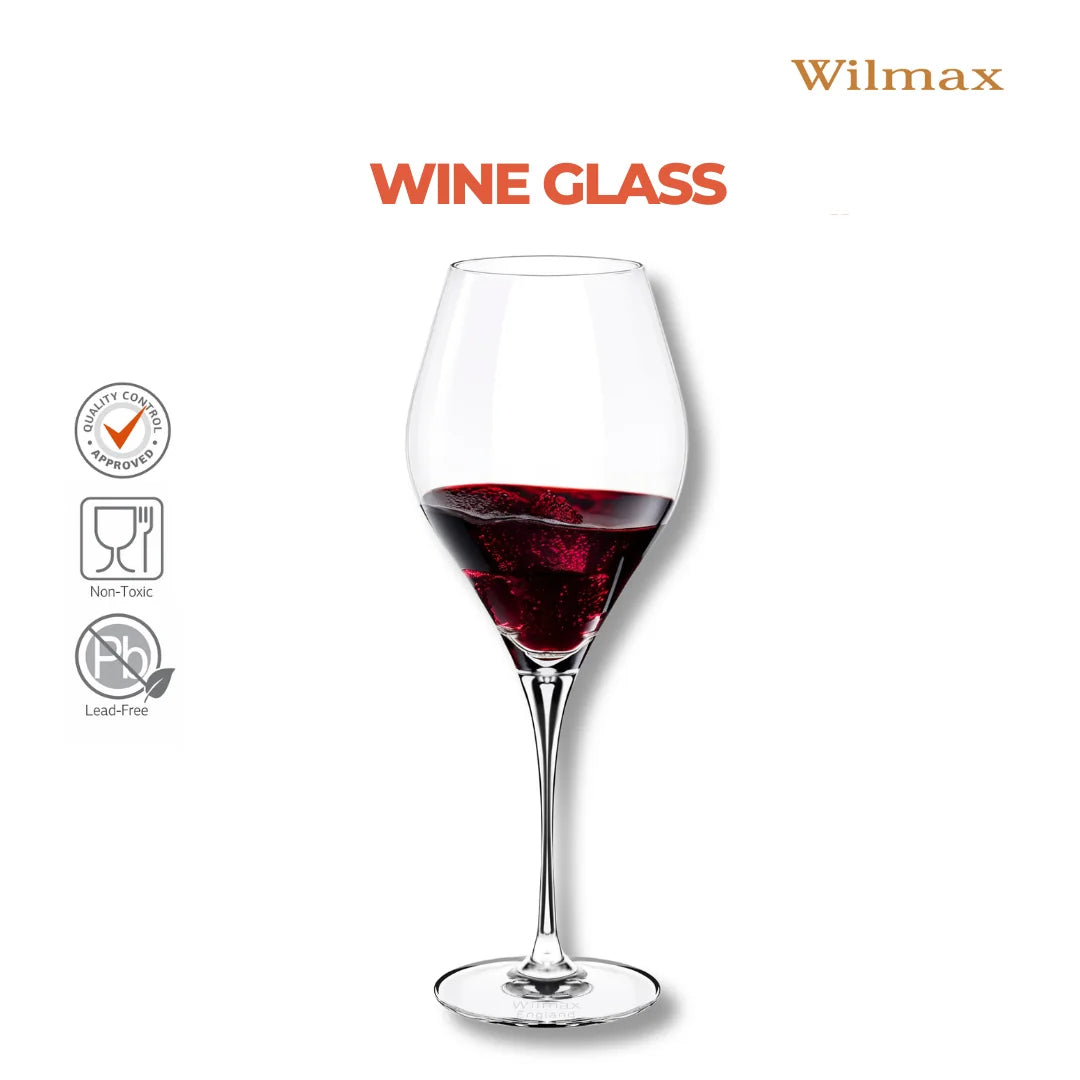 Wilmax England Wijnglas conisch 440 ml Kristalglas 2 stuks