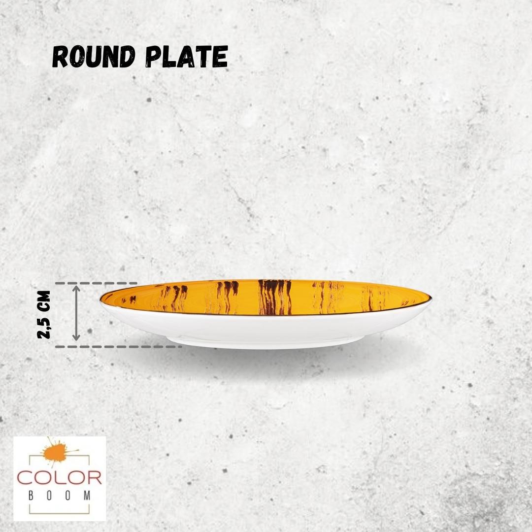 Wilmax Runde Speiseteller 23 cm – Kratzfest & Stilvoll – WL-668413/A3