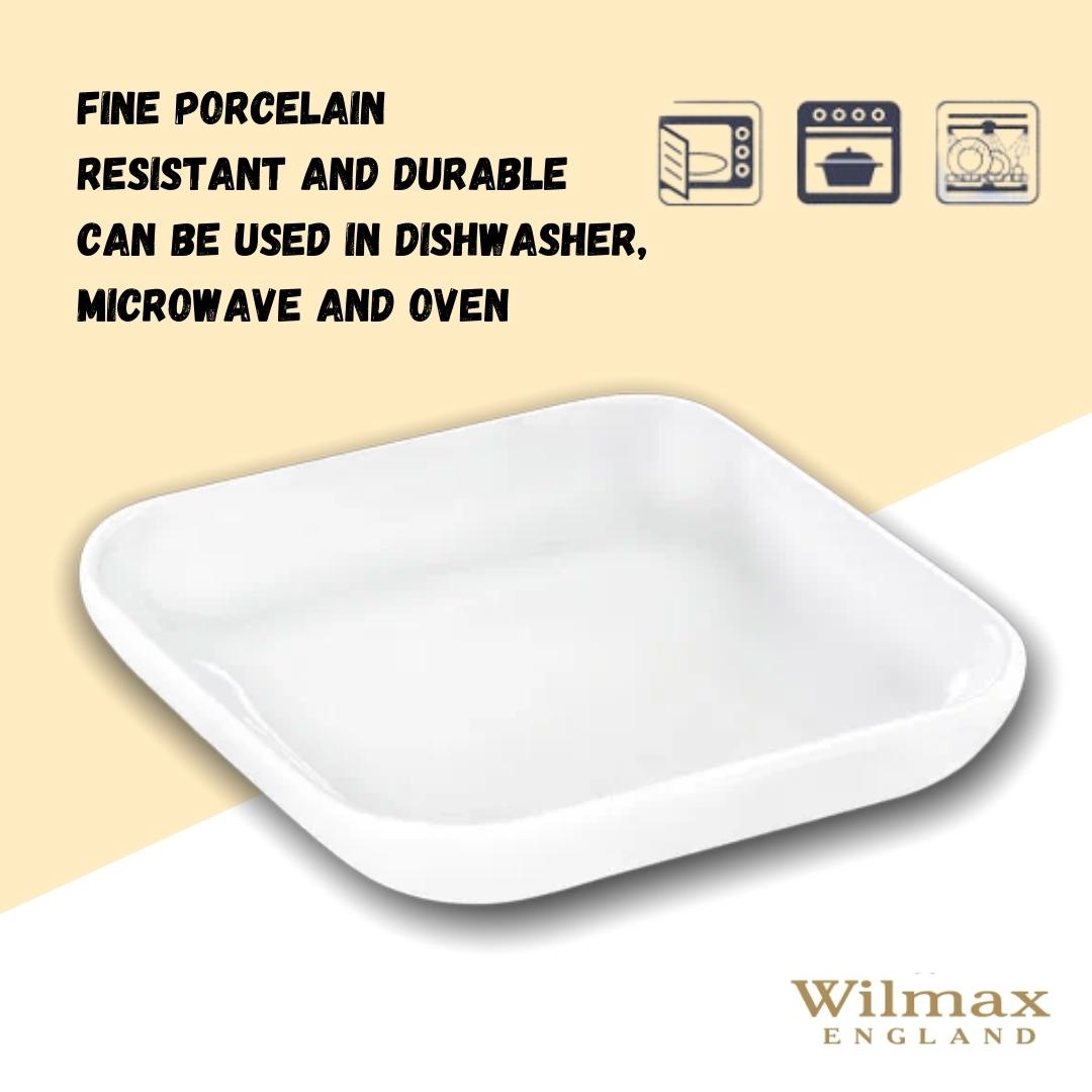 Wilmax England Schaal porselein 8.5x8.5cm Wit WL-992676/A