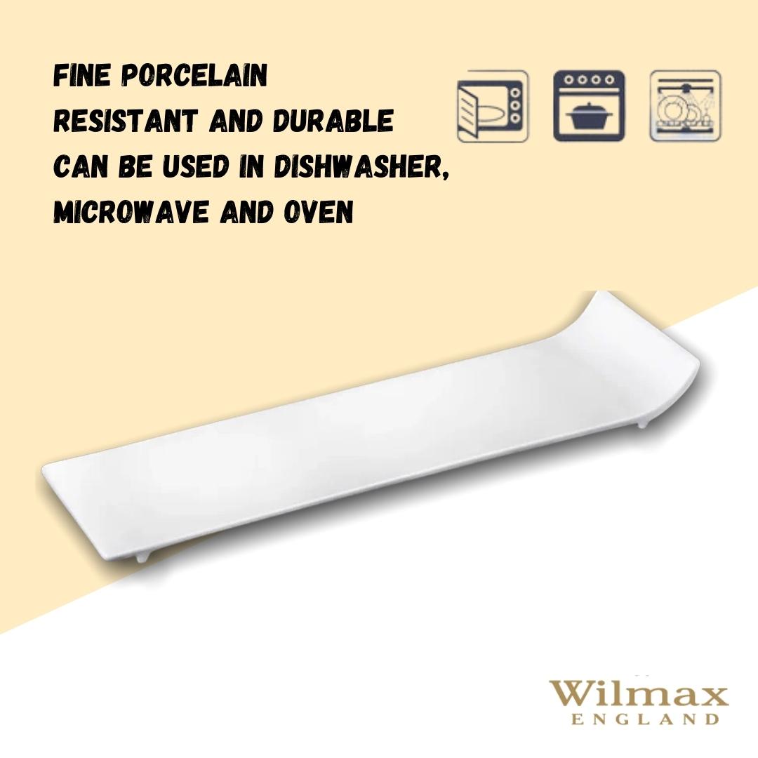 Wilmax Porzellan Servierplatte, 30,5 x 9,5 cm, WL-992621/A