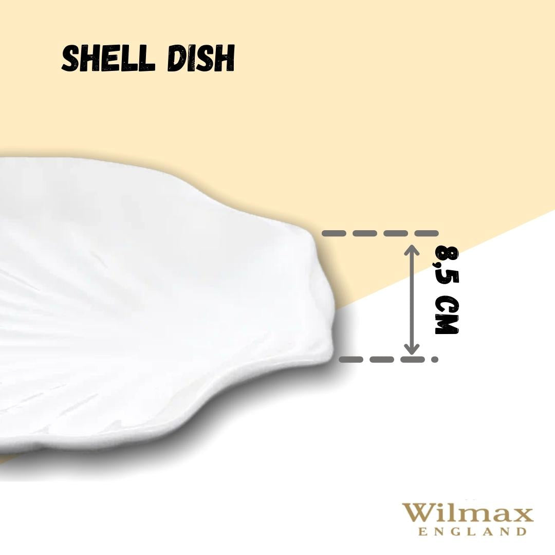 Wilmax Muschelförmige Schale, 18 cm, WL-992012/A