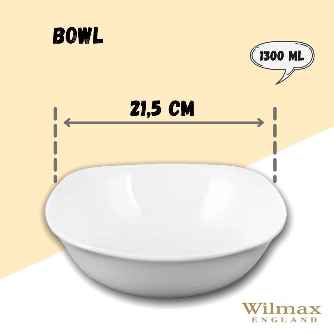 Wilmax England Porseleinen Schaal 1300 ml WL-992002/A