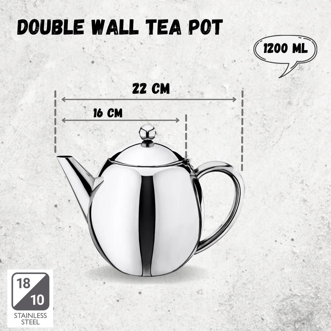 Wilmax England Theepot 1200 ml RVS WL-551101/1C