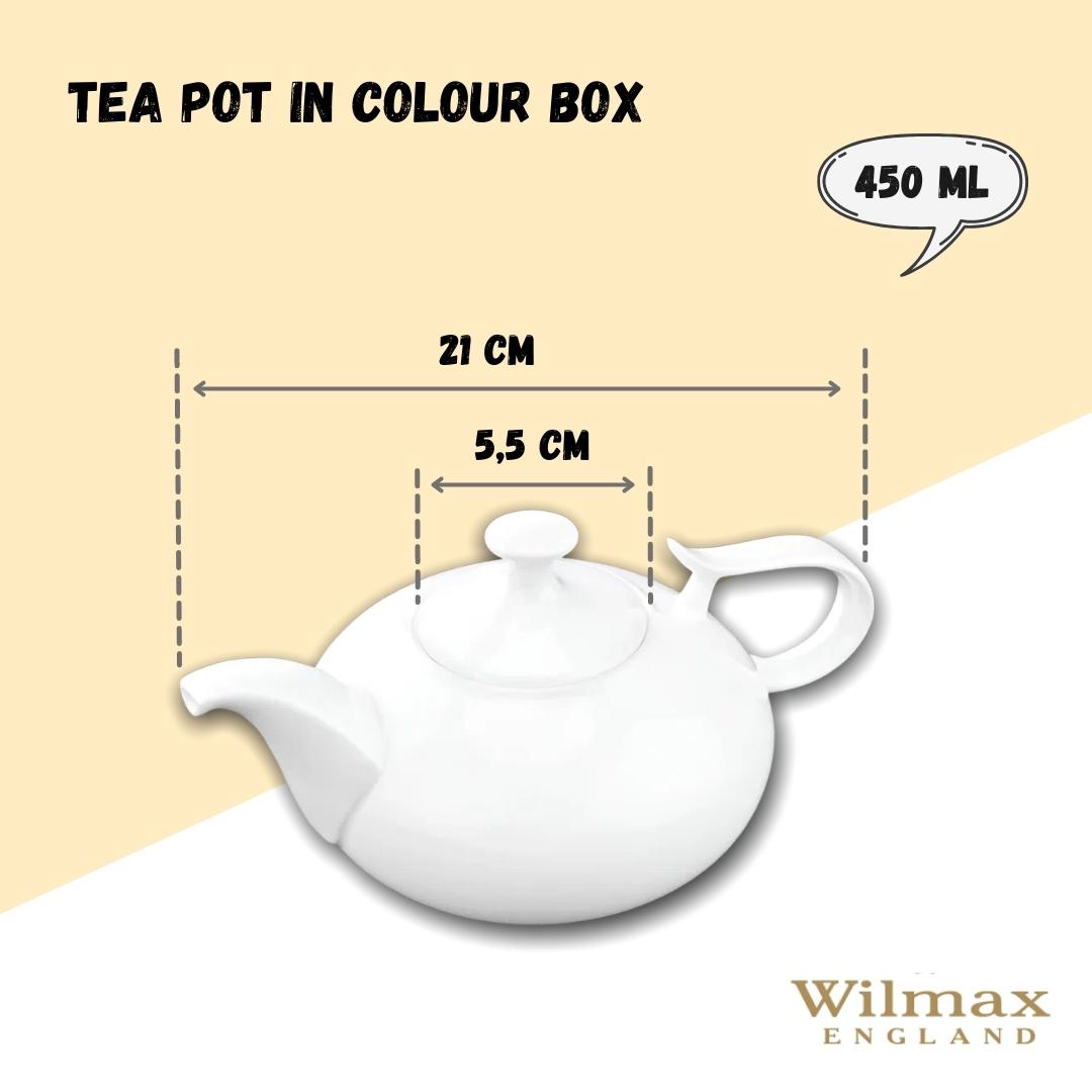 Wilmax England Theepot 450 ml Wit Porselein WL-994001/1C