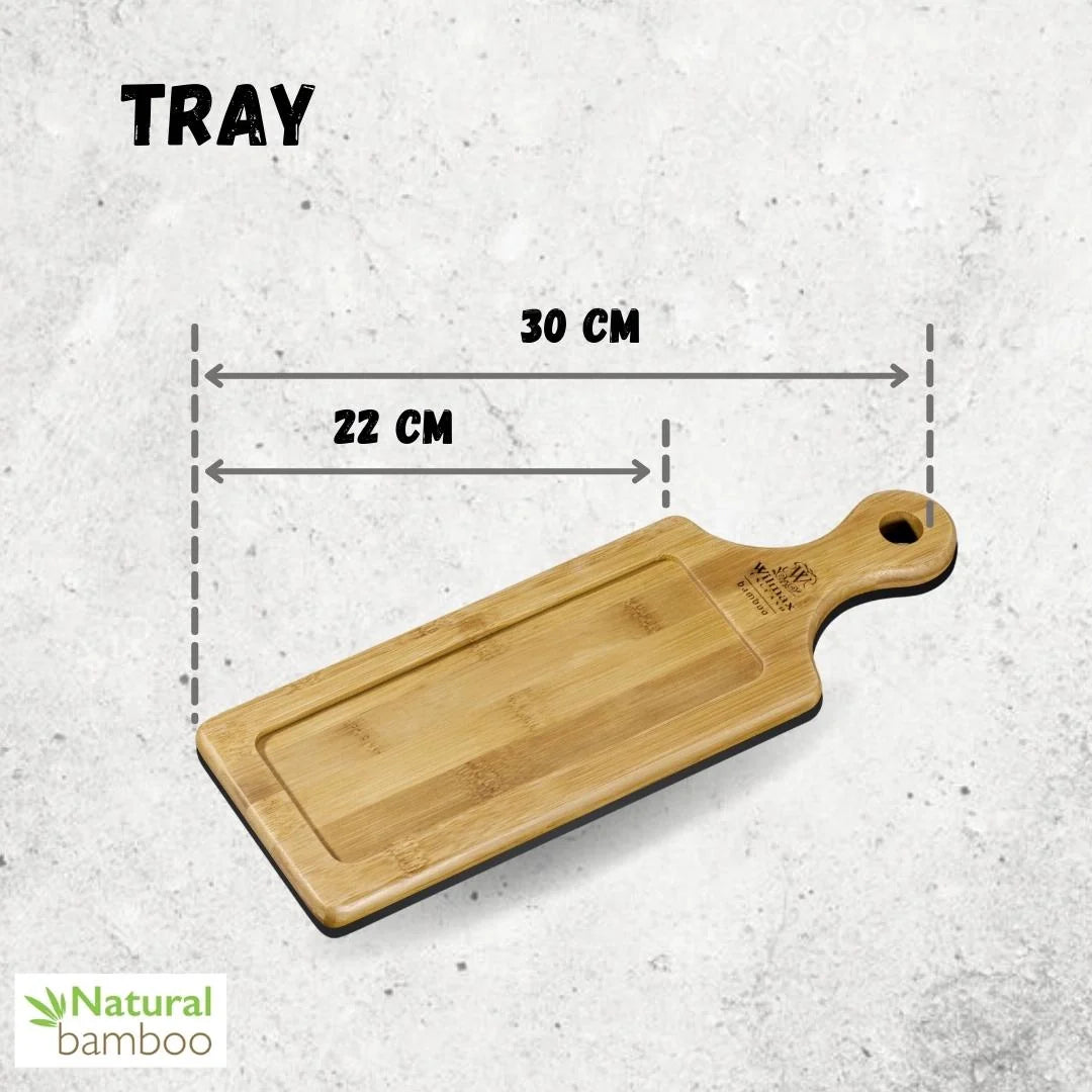 Wilmax England Bamboo Tray 30x11 cm Natural WL-771005/A