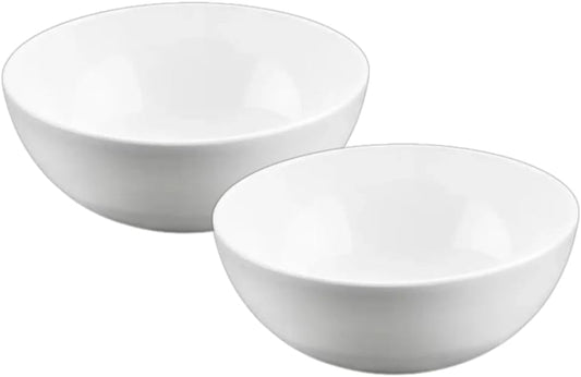 Wilmax Porzellanschalen Weiß 2er Set 300 ml Ø11 cm Snackschale WL-992564/A2