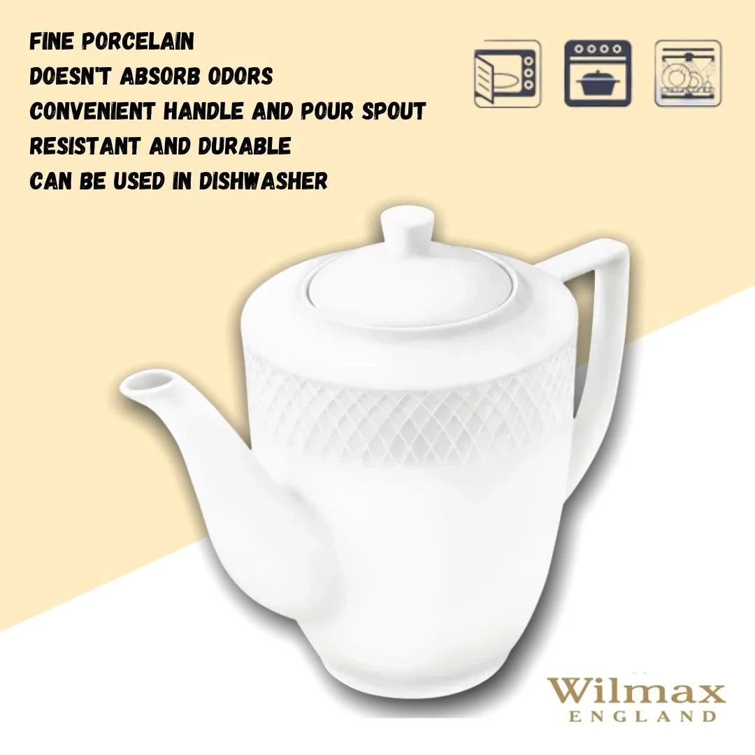 Wilmax England Koffiepot 750ml Wit Porselein WL-880111/1C