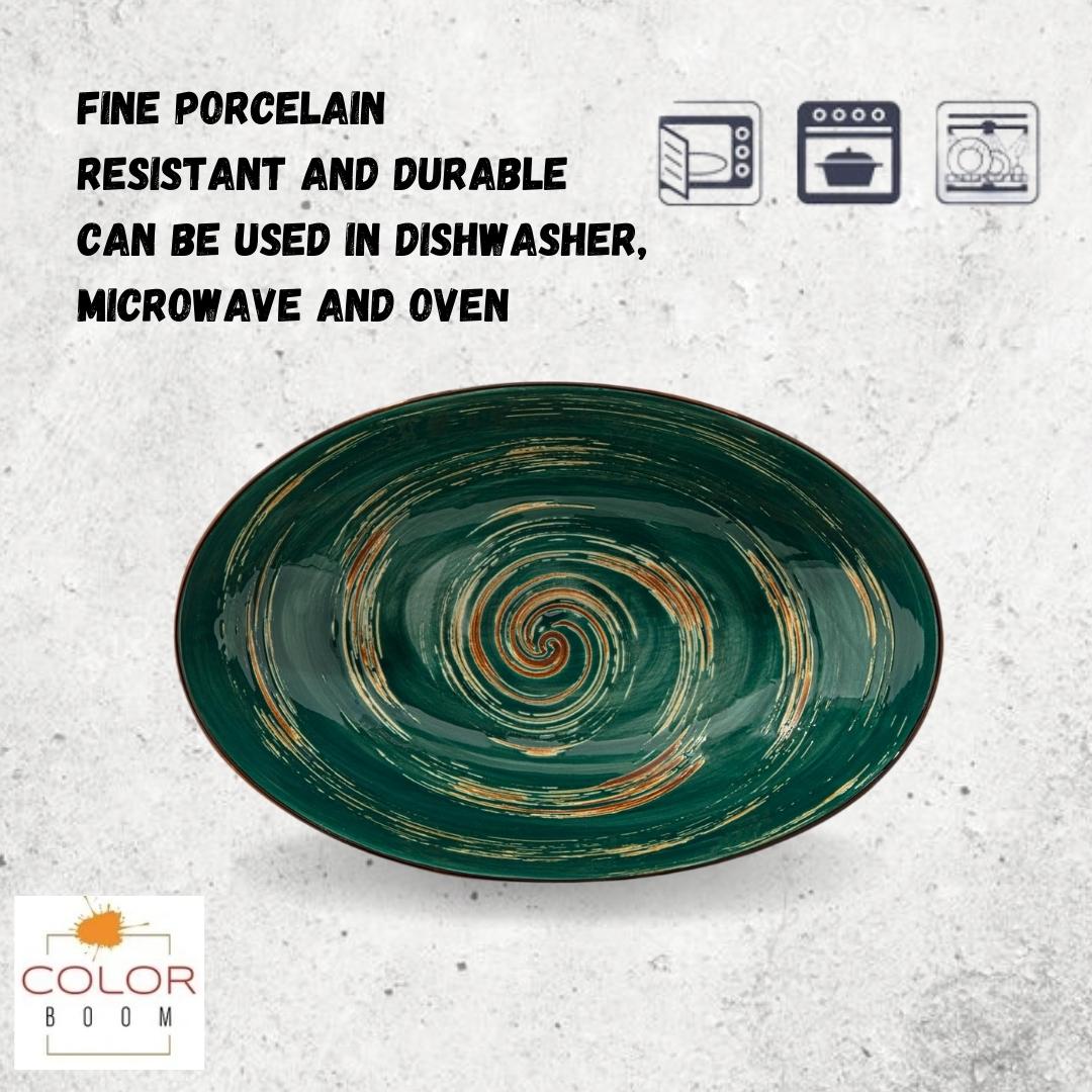 Wilmax Ovale Porzellanschüssel 30 x 19,5 x 7 cm WL-669541/A