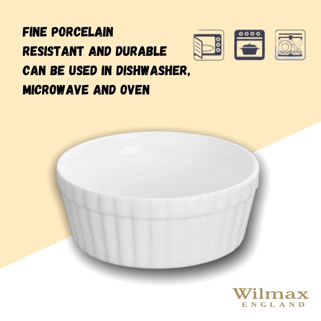 Wilmax Snack- & Dessertschaal 9 cm Porselein Wit WL-996054/A